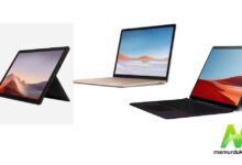 Microsoft Surface Pro X, Surface Pro 7, and Surface Laptop 3