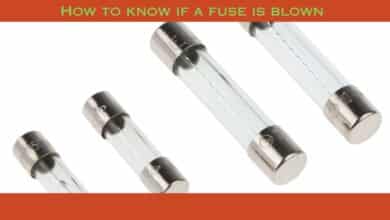 How to know if a fuse is blown